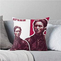 Seonghwa ATeez Throw Pillow