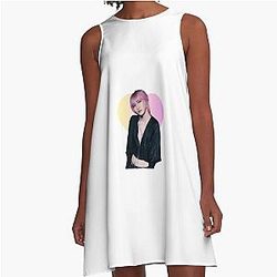 Pink Seonghwa Golden Hour A-Line Dress Pt 2