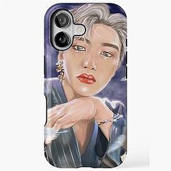 Ateez Seonghwa Park Seonghwa Galaxy aesthetic postcard iPhone case