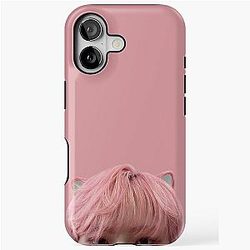 Seonghwa iPhone Tough Case with cat ears