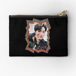 ATEEZ Seonghwa Korean Kpop Retro Color Oil Paint Design Zipper Pouch