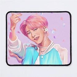 Ateez Seonghwa aesthetic digital drawing Mouse Pad