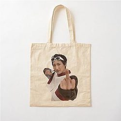 Seonghwa Flipping Off Meme Cotton Tote Bag
