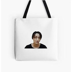 Ateez Seonghwa Lip Bite Meme Kpop All Over Print Tote Bag