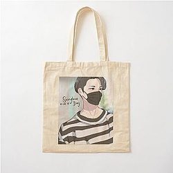 ATEEZ - Park Seonghwa Airport Cotton Tote Bag