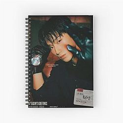 San, ATEEZ, K-pop, xikers, Spiral Notebook