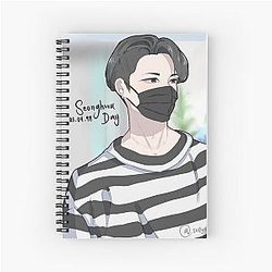 ATEEZ Park Seonghwa Airport Spiral Notebook