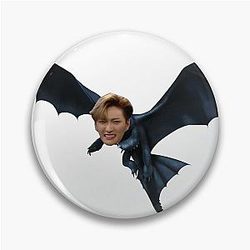 Seonghwa Toothless Dragon Pin