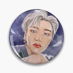Ateez Seonghwa Galaxy Postcard Pin