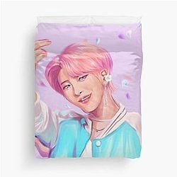 Ateez Seonghwa digital painting Drawing Duvet Cover
