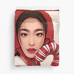 Ateez Christmas Seonghwa Duvet Cover