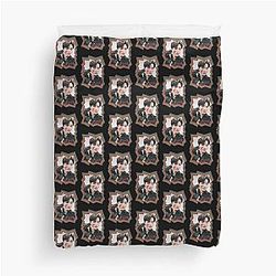 Park Seonghwa ATEEZ Seonghwa Korean Kpop Retro Color Oil Paint Design Duvet Cover