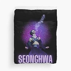 Purple duvet cover