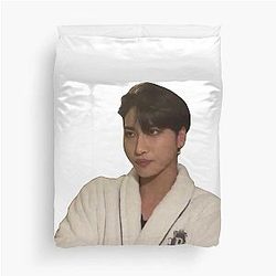 Another Judging Seongha Meme Duvet Cover