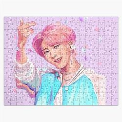 Ateez Seonghwa digital painting drawing Jigsaw Puzzle