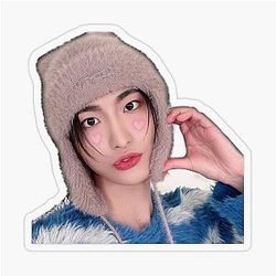 Fluffy Seonghwa Transparent Sticker