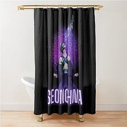 Purple Seonghwa Shower Curtain