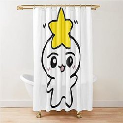 ATEEZ Seonghwa Winkelmon Shower Curtain