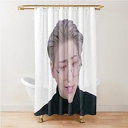 Seonghwa Meme Shower Curtain