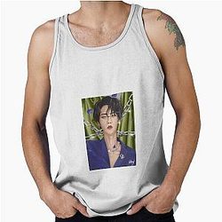 Ateez Seonghwa aesthetic digital painting Tank Top