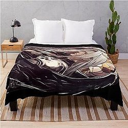 Stained Glass Sephiroth Throw Blanket