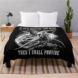 Sephiroth FF7 The One Winged Angel Throw Blanket