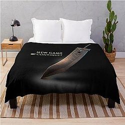 Cloud Strife Sword Final Fantasy VII Sephiroth Throw Blanket