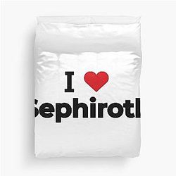 I love Sephiroth Duvet Cover
