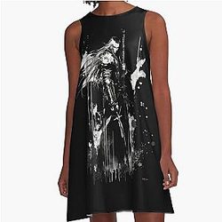 Sephhiroth Ink Painting Dress