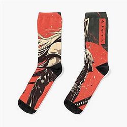 Sephiroth Warned Poster Socks