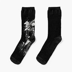 Sephiroth Ink Painting Sock