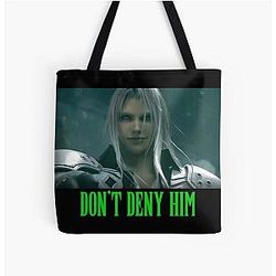 Final Fantasy VII Remake Sephiroth Don't Deny Him Tote Bag