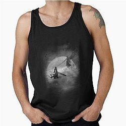 Sephiroth vs Cloud Strife FF7 Tank Top