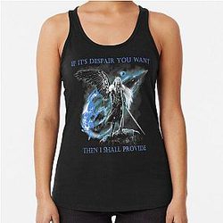Sephiroth FF7 One Winged Angel Racerback Tank Top