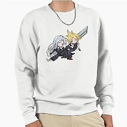 Final Fantasy Cloud and Sephiroth Pullover Sweatshirt