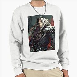 Winged Sephiroth Pullover Sweatshirt
