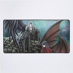 Sephroth and Vincent Valentine: Ruins Desk Mat