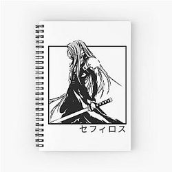 Sephiroth FF VII Spiral Notebook