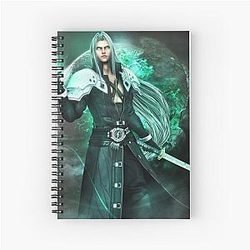Sephrenth One Winged Angel Spiral Notebook