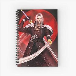 Sephroth Winged Angel Spiral Notebook
