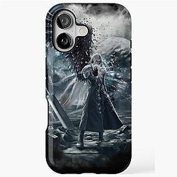 Sephhiroth FF7 T-shirt iPhone case
