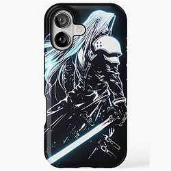 Neon Sephiroth iPhone Case