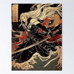 Traditional Sephiroth Poster
