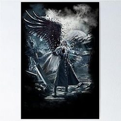 Sephiroth FF7 T-shirt Poster 

 FF7 
 Sephiroth