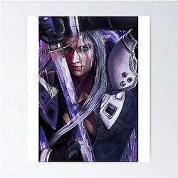 Winged Angel Sephiroth Poster