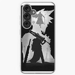 Cloud Strife & Sephiroth - Final Fantasy VII - Black Materia shadow for Samsung Galaxy Soft Case