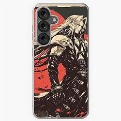 Sephiroth Warned Vintage Poster Samsung Galaxy Case