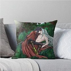 Se Basel & Vincent Valentine Forest Throw Pillow