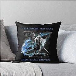 Sephiroth FF7 The One Winged Angel Throw Pillow