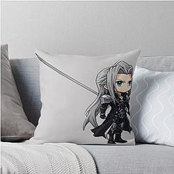 Chibi Sephiroth Throw Pillow